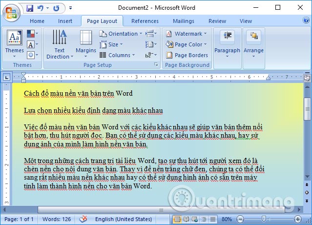 Cách đổi màu nền văn bản trong Word - Ảnh minh hoạ 8