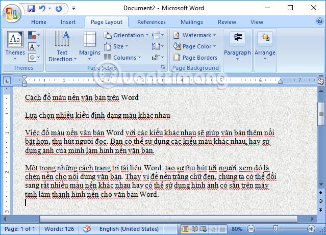 Cách đổi màu nền văn bản trong Word - Ảnh minh hoạ 10