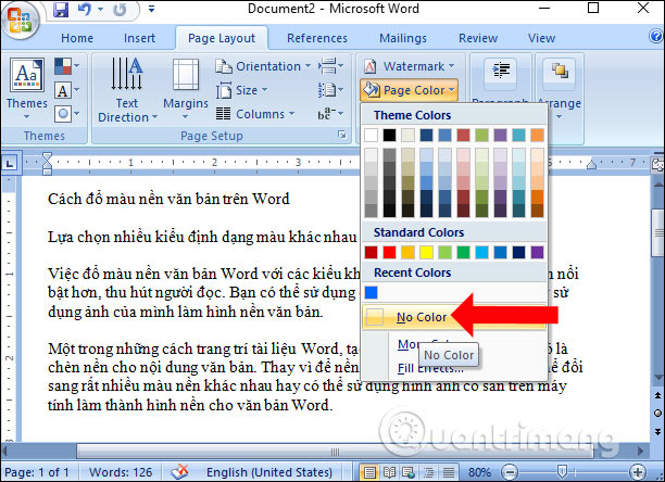 Cách đổi màu nền văn bản trong Word - Ảnh minh hoạ 16