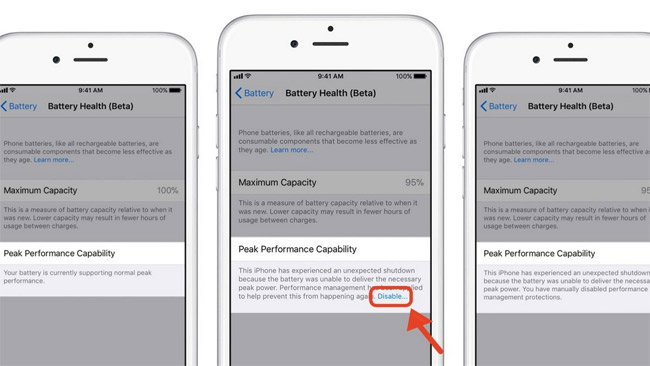 Làm sao để sử dụng tính năng kiểm tra độ chai pin?