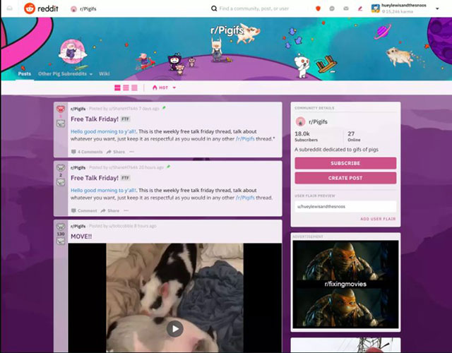 Giao diện mới của Reddit 