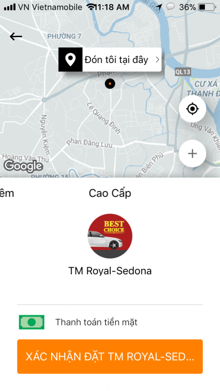 Hạng mục xe cao cấp