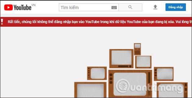Tạm dừng đăng nhập Youtube