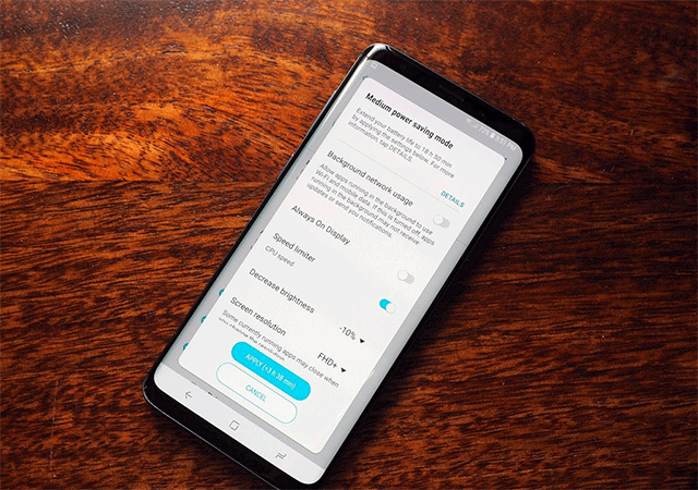 Thiết lập trình tiết kiệm pin