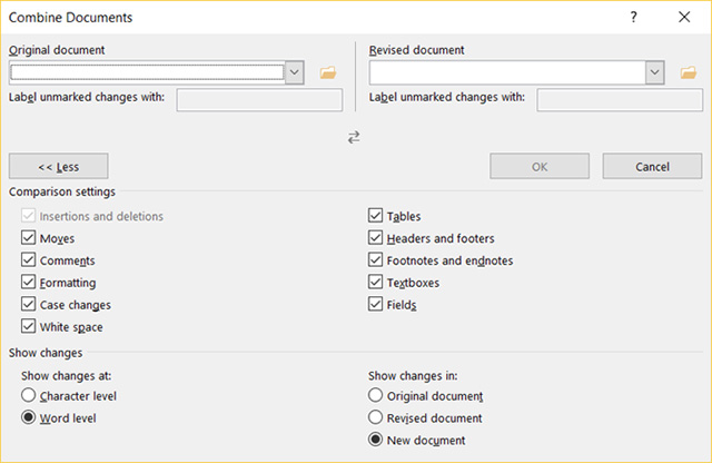 So sánh và kết hợp tài liệu
