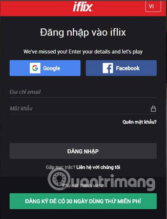 Đăng nhập tài khoản 