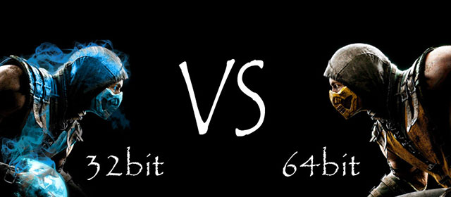 64-bit thường được dùng trên các thiết bị PC, laptop