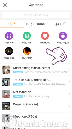 Có rất nhiều thể loại nhạc khác nhau