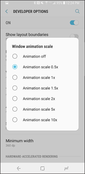 Chỉnh hiệu ứng Galaxy S9