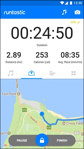 Ứng dụng chạy Runtastic