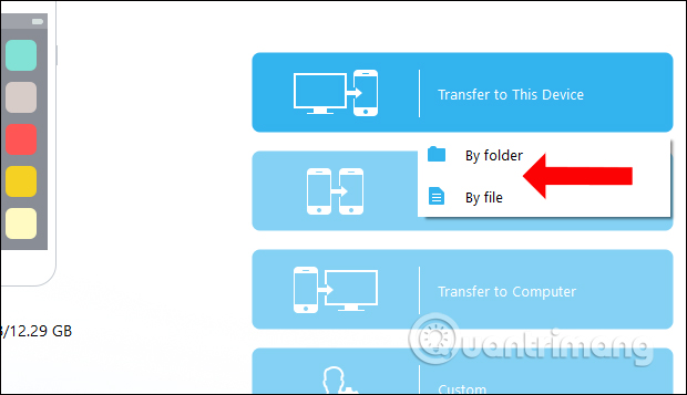 Transfer files from PC to iPhone 