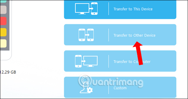 Transfer files between iOS devices