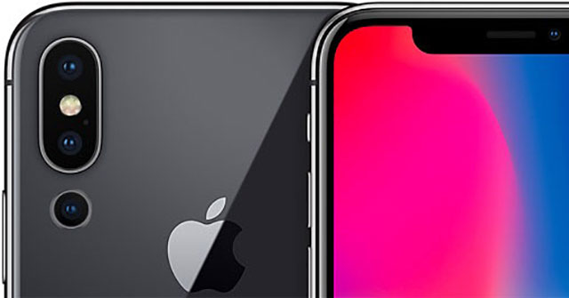 Hình dựng cấu tạo của triple camera trên iPhone X