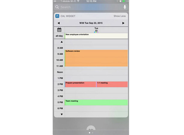 Week Calendar Widget Pro (1.99$)