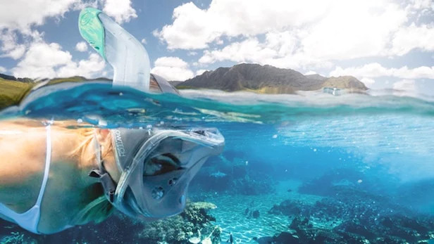 Mặt nạ lặn SV2 hạn chế mờ do hơi nước, giúp bạn nhìn rõ hơn