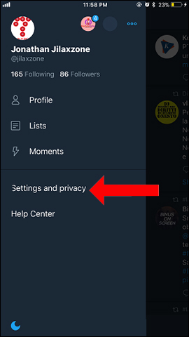 Nhấn chọn Settings