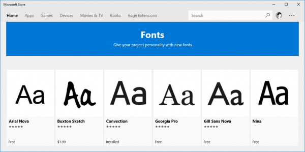 Có rất nhiều phông chứ khác nhau