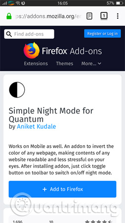 5 trình duyệt web hỗ trợ chế độ Dark Mode/Night Mode cho điện thoại Android