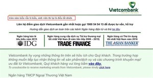 Việc xuất hiện thơ chế trên website Vietcombank là do “cán bộ kỹ thuật sơ suất”, không phải bị hack