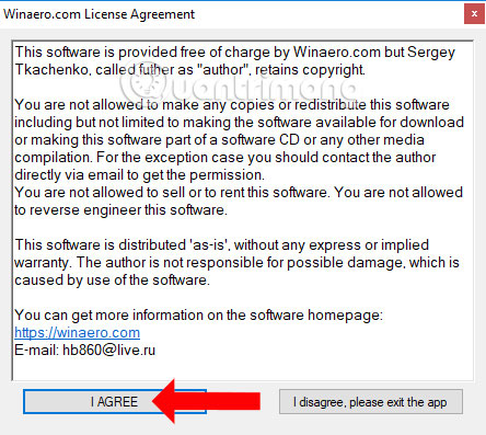 Điều khoản cài đặt