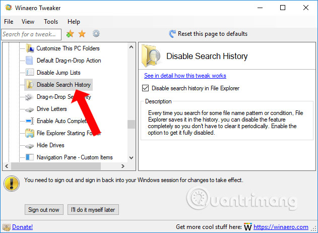 Lịch sử tìm kiếm