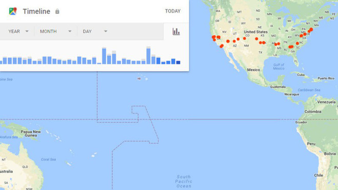 Kiểm tra mọi nơi bạn đã đến trên Google Maps