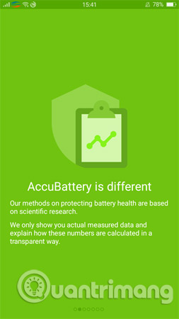 Ứng dụng sẽ giới thiệu một số tính năng chính trong lần truy cập đầu tiên