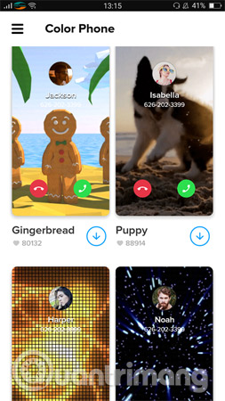 Có rất nhiều các mẫu giao diện cuộc gọi Android đẹp mắt