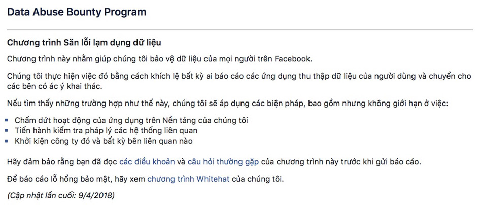 Săn lỗi lạm dụng dữ liệu
