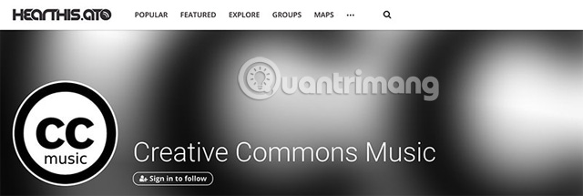 Trang web Hearthis.at