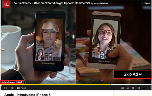 Quảng cáo trên Youtube