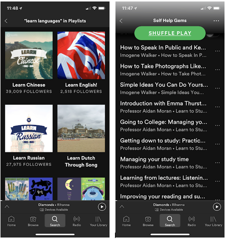 Học kỹ năng/ngoại ngữ mới