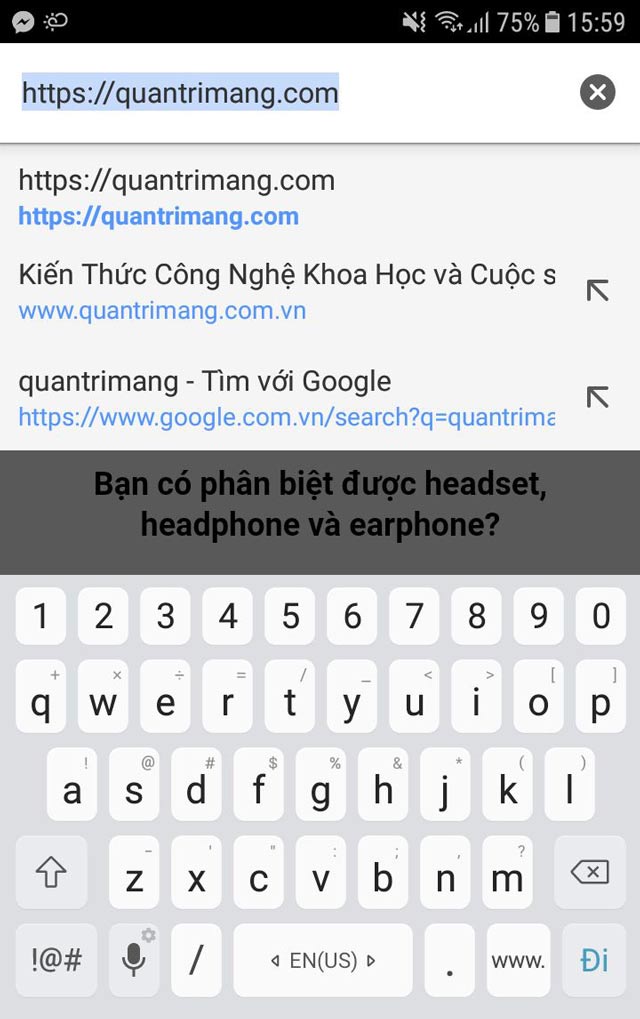 Copy nhanh link web
