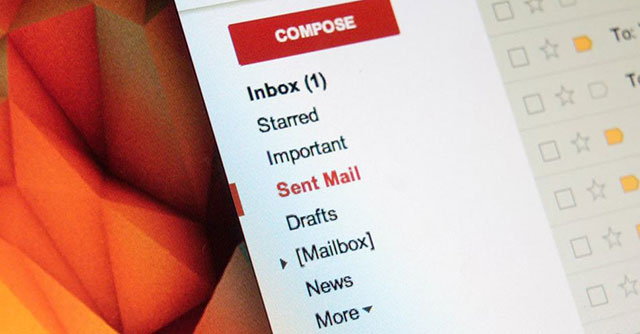 Nhiều người dùng Gmail nhận được thư spam gửi từ chính mình 