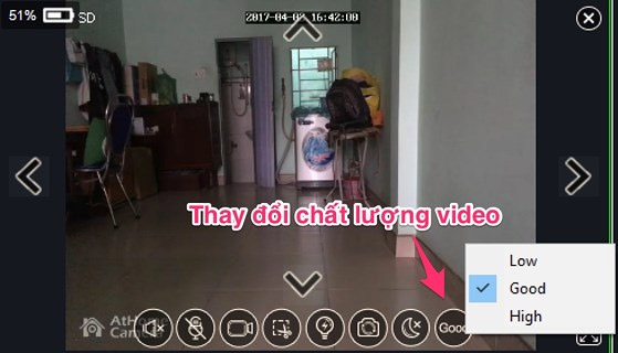 Bạn có thể thay đổi chất lượng video