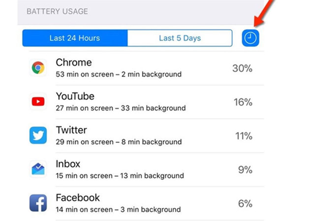 Làm mới ứng dụng nền