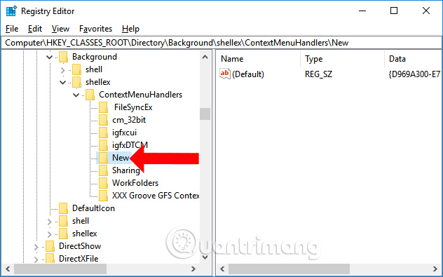 Đặt tên mới cho khóa