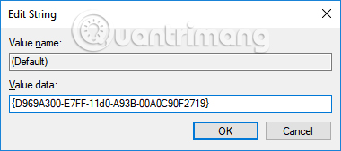 Nhập giá trị dữ liệu