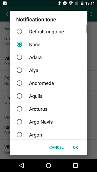 Tắt âm thông báo chat nhóm trên WhatsApp cho Android