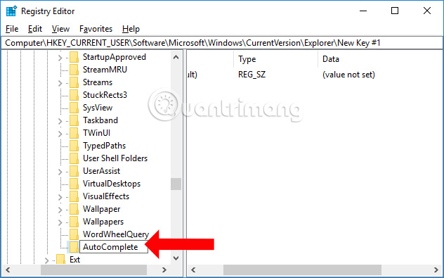 Đặt tên cho thư mục mới