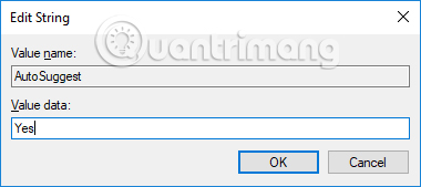 Kích hoạt Autocomplete