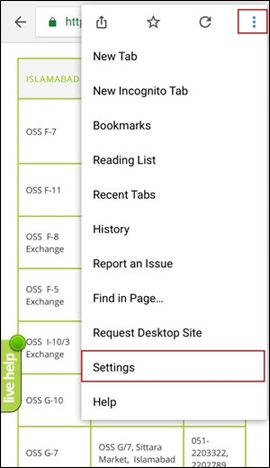 Cài đặt trên Chrome