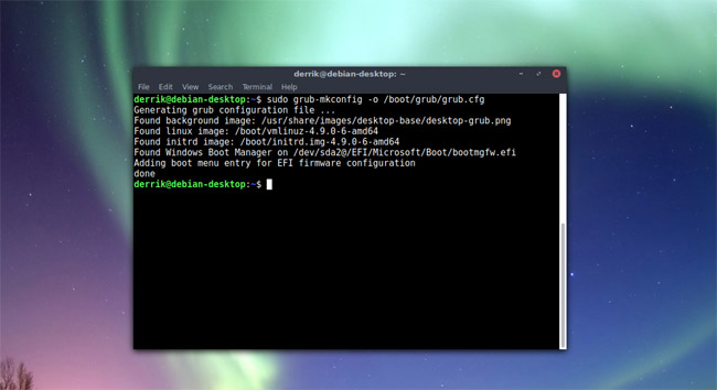 OS Prober phát hiện hệ điều hành 