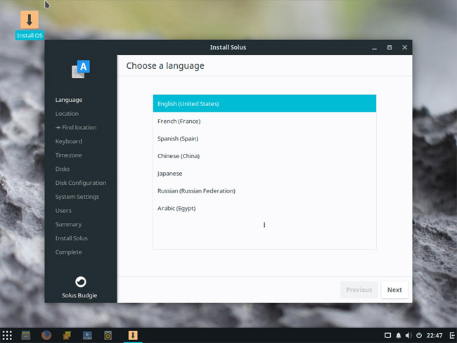 Cài đặt Solus Linux