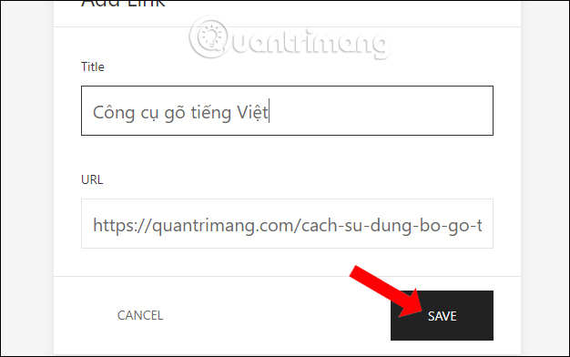 Dán link muốn chia sẻ