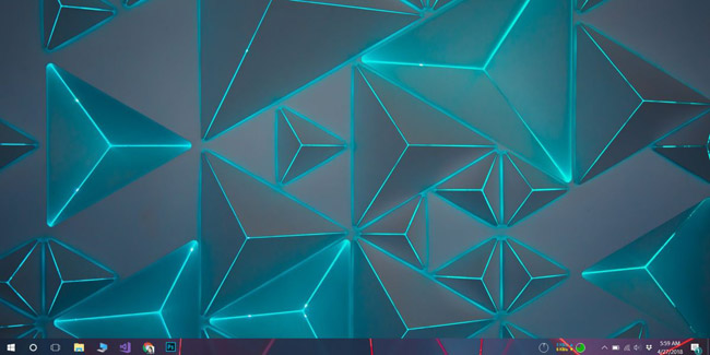 Taskbar sẽ rất đẹp nếu chọn được hình ảnh phu hợp