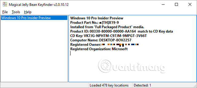 Công cụ Magical Jelly Bean Keyfinder