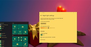 Cách tự động giảm ánh sáng xanh Windows 10 April 2018