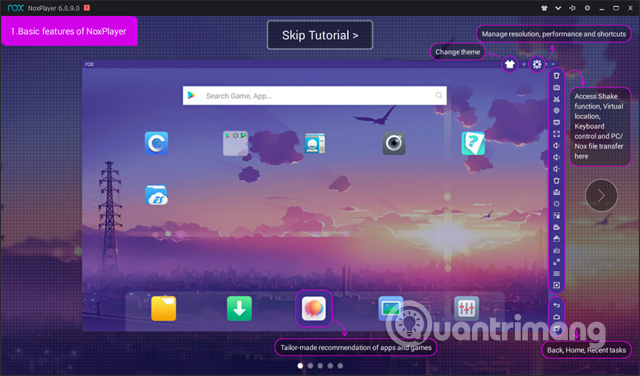 Cài đặt giả lập NoxPlayer 