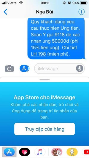 Chọn chữ A để tải stickers
